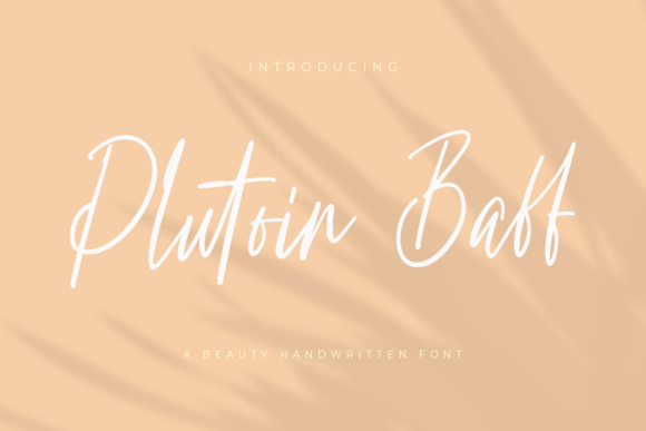 A Designer's Experience with the Plutoin Baff Font