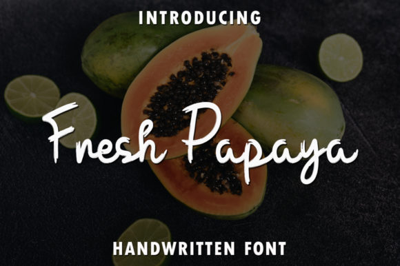 A Real-World Review of the Fresh Papaya Font for Crafters