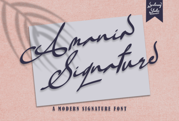 Amania Signature Font for Elegant Business Branding