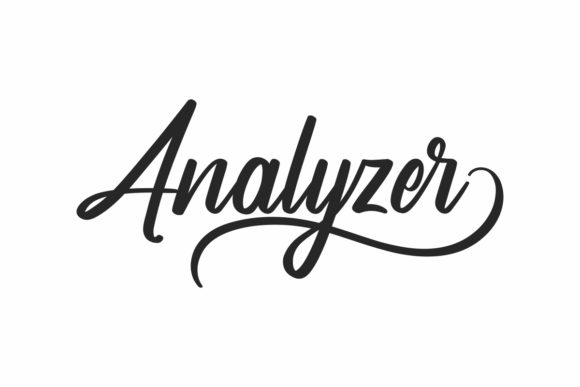 Analyzer: The Elegant Handwritten Font for Your Creative Brand