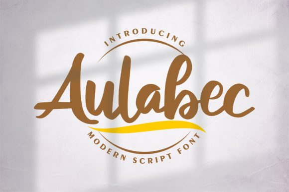 Aulabec: A Bold Handwritten Font for Creative Projects