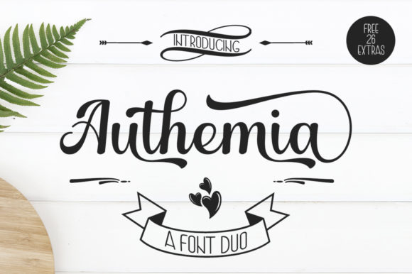 Authemia: A Bold Handwritten Font for Editorial Projects