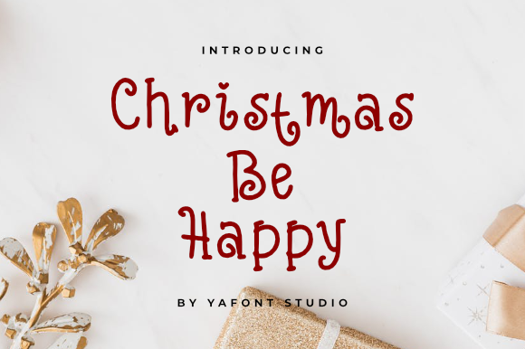 Christmas Be Happy: A Cute Handwritten Font for Craft Projects