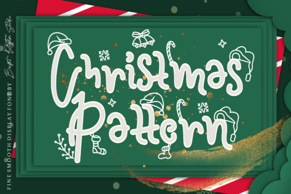 Christmas Pattern: A Festive and Joyful Script Font