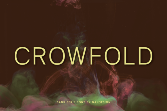 Crowfold: A Clean Sans Serif Font for Creative Projects