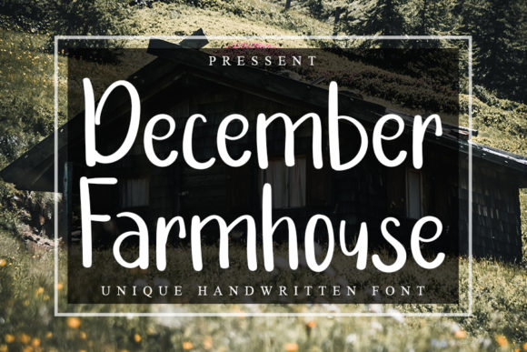 December Farmhouse: A Premium Handwritten Font for Consistent Business Branding