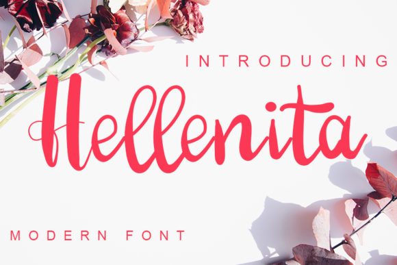 Hellenita: A Vintage Script Font for Handmade Products