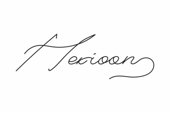 Hexioon: A Delicate Script Font for Modern Campaigns