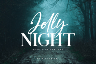 Jolly Night Duo: A Premium Font for Elegant Branding