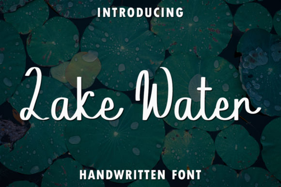 Lake Water: A Romantic Handwritten Font for Editorial Design