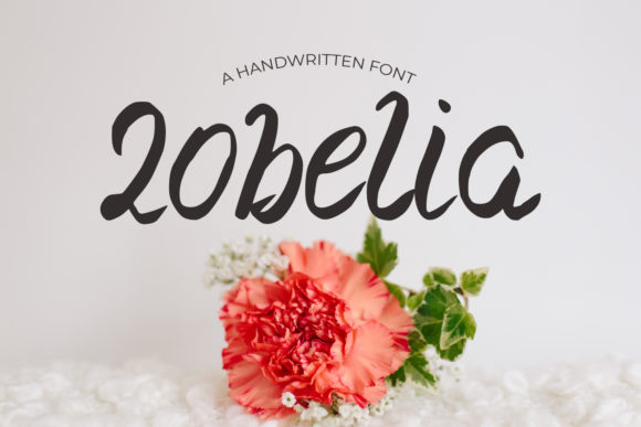 Lobelia: A Sweet Handwritten Font for Digital Design