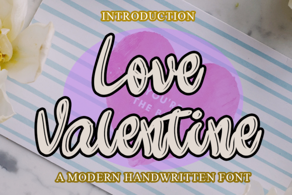 Love Valentine Font for Modern Branding and Handwritten Projects