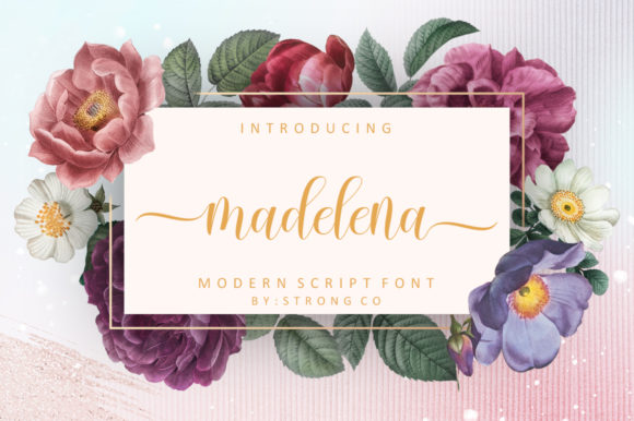 Madelena: A Graceful Script Font for Elegant Designs