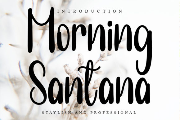 Morning Santana: A Crafters Secret to Elegant Handwritten Typography