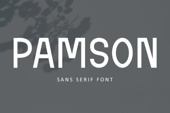 Pamson: A Sans Serif Font for Bold Branding Projects