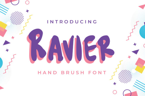Ravier: A Bold and Playful Handwritten Font for Modern Makers