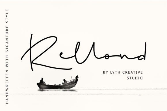Rellond Font: A Handwritten Script for Friendly Branding
