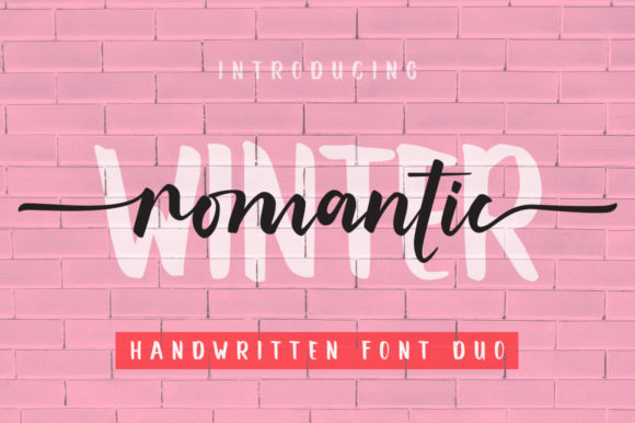 Romantic Winter: A Duo Font for Modern Digital Design
