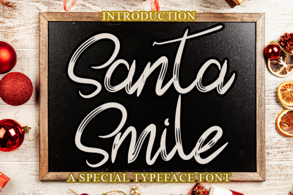 Santa Smile Font: A Handwritten Brush Typeface for Modern Brands