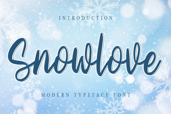 Snowlove: A Premium Handwritten Font for Small Business Branding