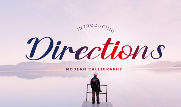 The Directions Font: A Script Handwritten Tool for Editorial Design
