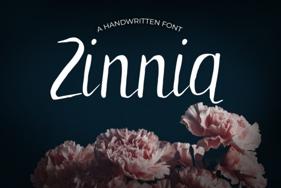 The Elegant Typography of Zinnia: A Script Font for Editorial Design