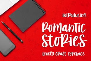 The Romantic Stories Font: A Sweet Handwritten Touch for Your Brand
