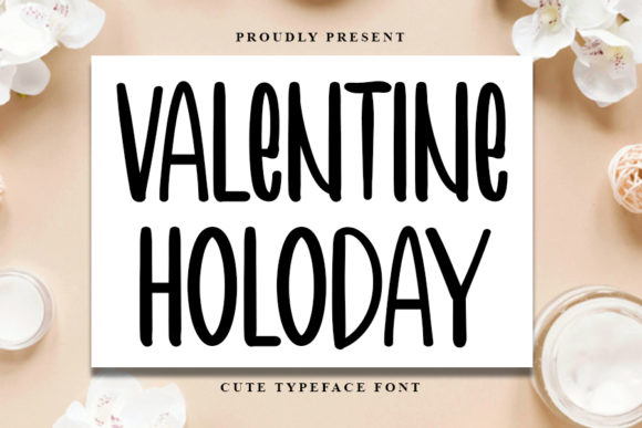 Valentine Holoday: A Playful Handwritten Font for Digital Design