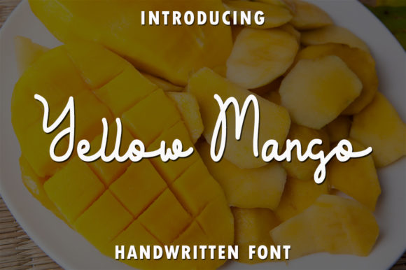 Yellow Mango: A Versatile Handwritten Font for Branding